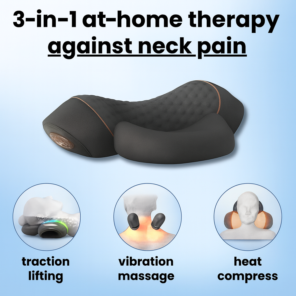3 In 1 Neck Massager Pillow